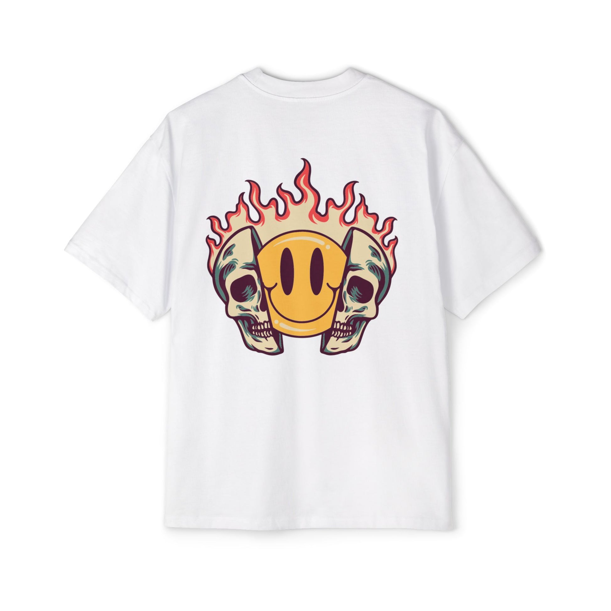 EA Men's Fire Emoji Oversized Tee - SinfulXOversized T-Shirt