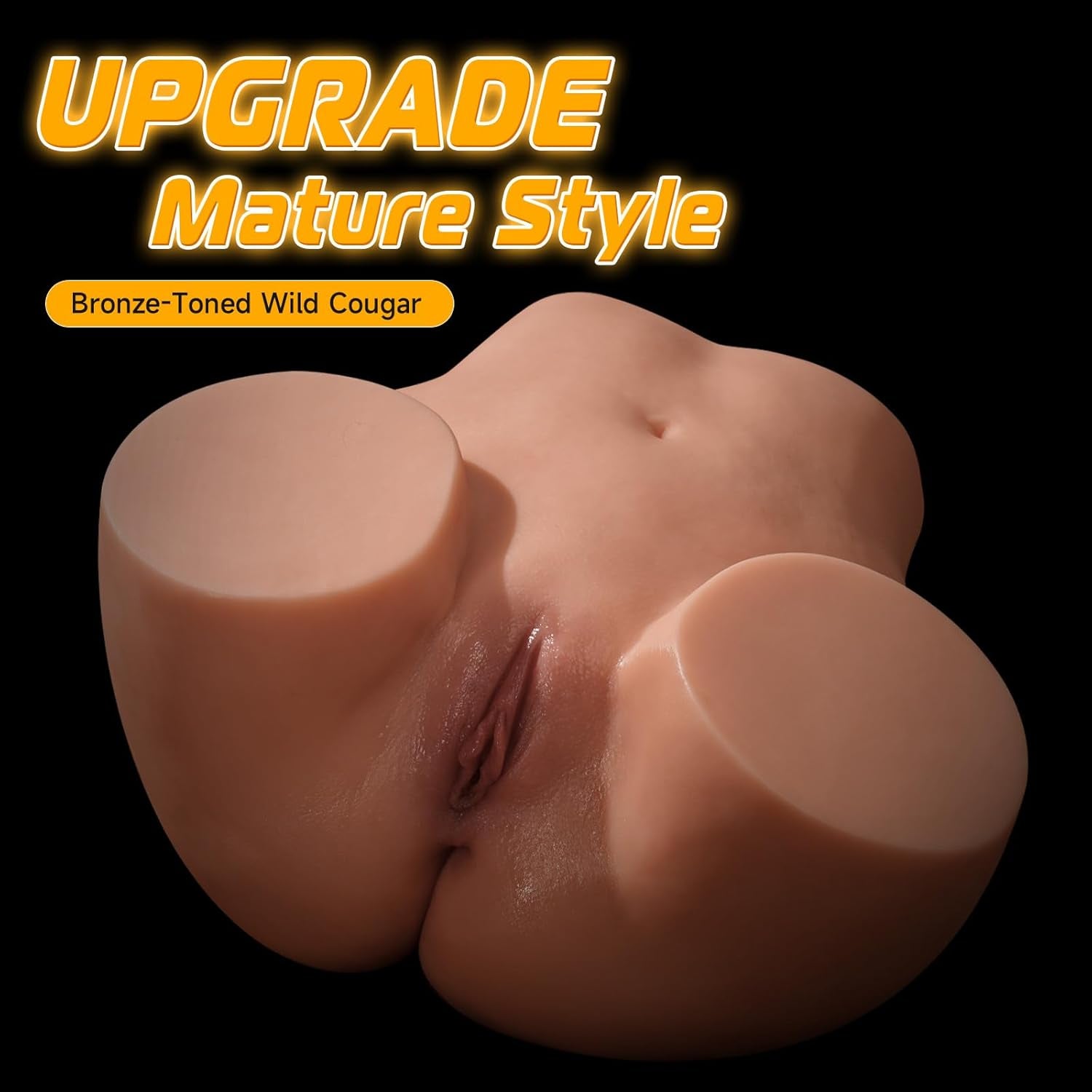 35LB Life Size Sex Doll for Men, Realistic Male Sex Toy Torso with Upgraded 2 Hole Deep Vagina & Tight Anal Toys Sex Dolls Lifelike Big Ass Pocket Pussy 3D Texture Stroker Adult Sex Toys for Men - SinfulX - 