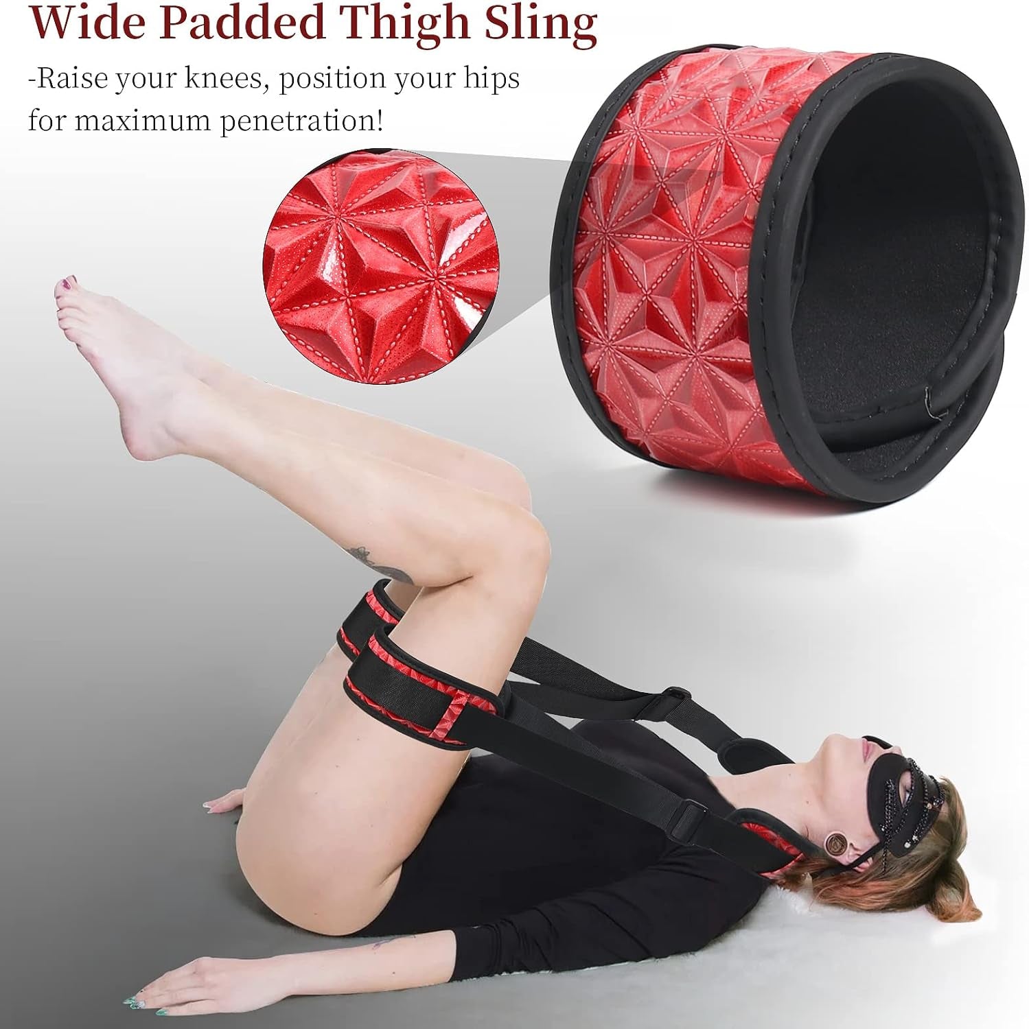 FlexLift Neck to Thigh Sling BDSM Strap Kit - SinfulX - Personal Care > Sexual Wellness > Sex Sling