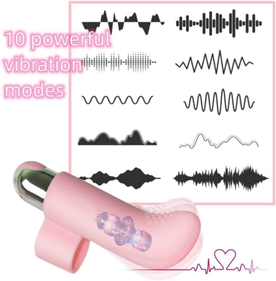 HydraPulse Finger Vibrator 10 Modes IPX7 Waterproof USB - SinfulX - Personal Care > Sexual Wellness > Finger Vibrator