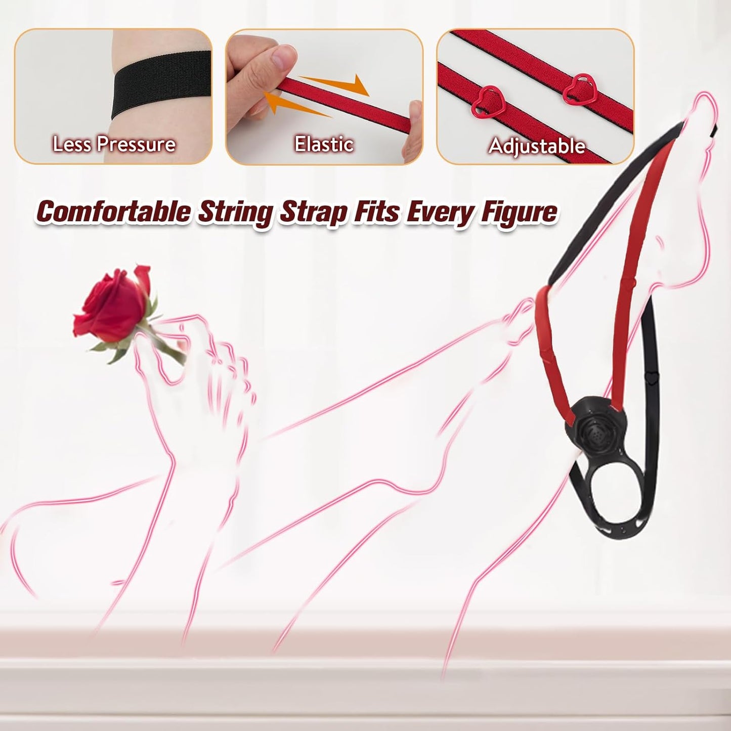 SilentBloom Wearable Clit Vibrator App Remote Quiet Waterproof - SinfulX - Personal Care > Sexual Wellness > Couples Cock Ring