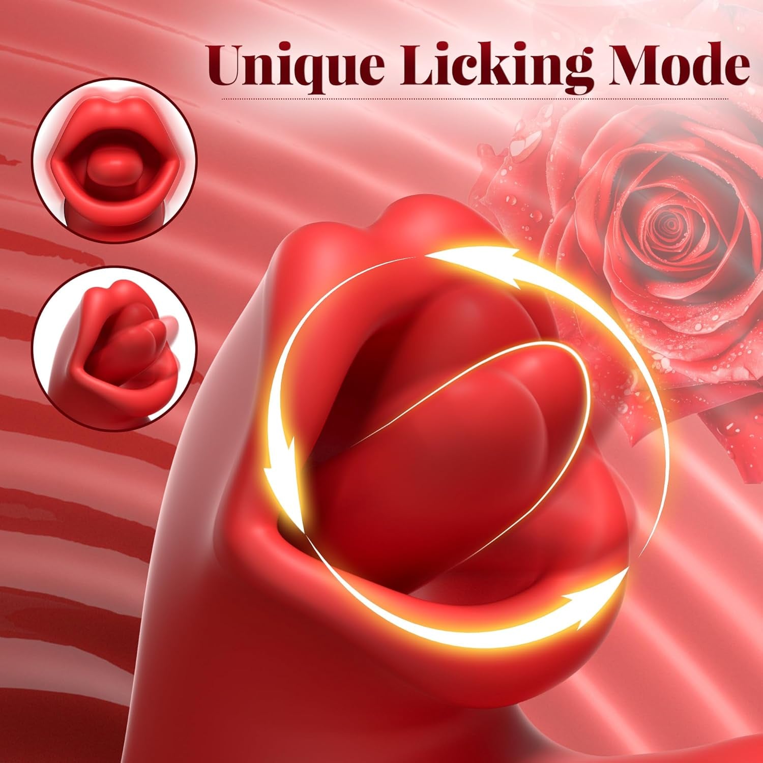 ElyraCore 3 - in - 1 Tongue Thrust Vibrator G - Spot 7 Modes - SinfulX - Personal Care > Sexual Wellness > Tongue Vibrator