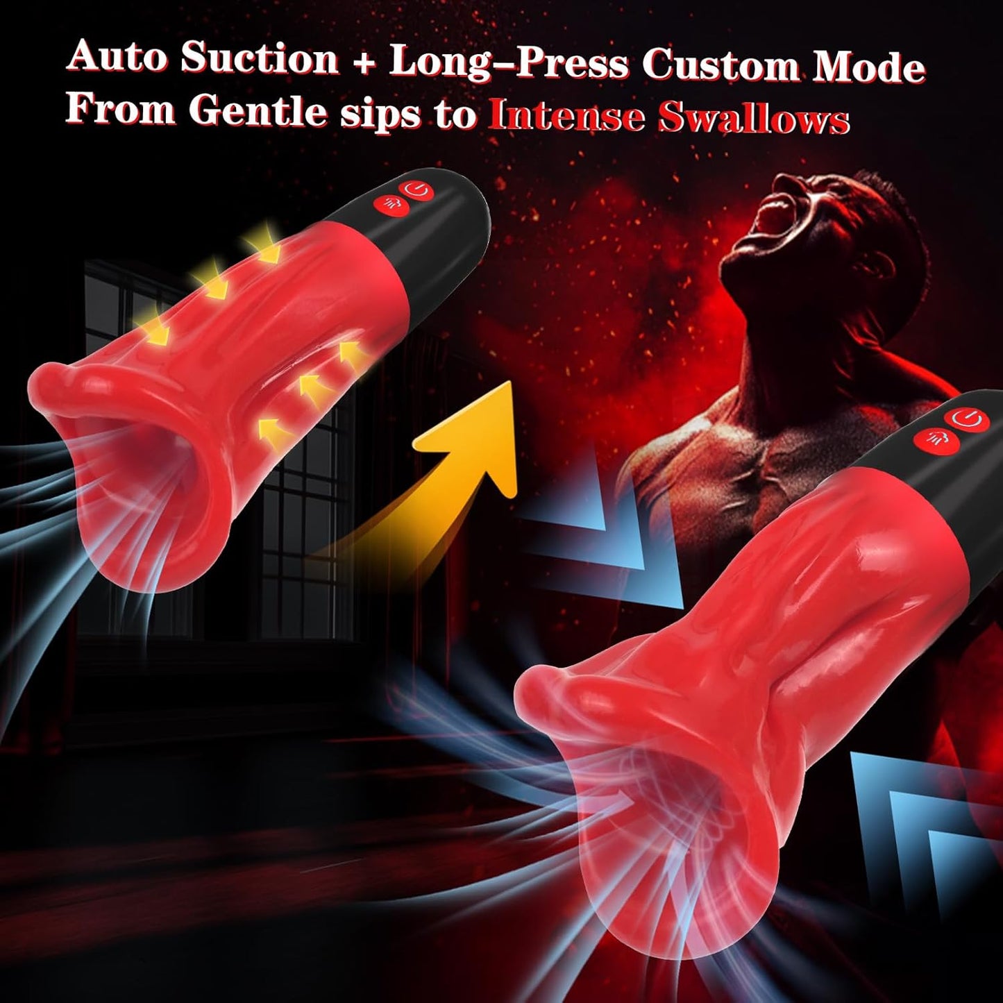 SuctionPulse Automatic Male Masturbator Suction Vibrating Stroker - SinfulX - Personal Care > Sexual Wellness > Male Suction Vibrator