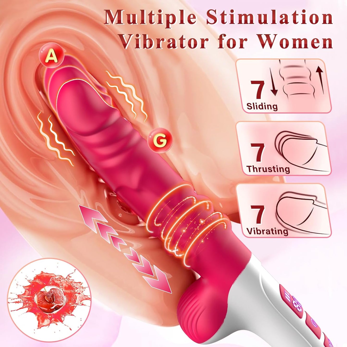 GlideCore 2 - in - 1 Thrusting Dildo Sex Machine - SinfulX - 