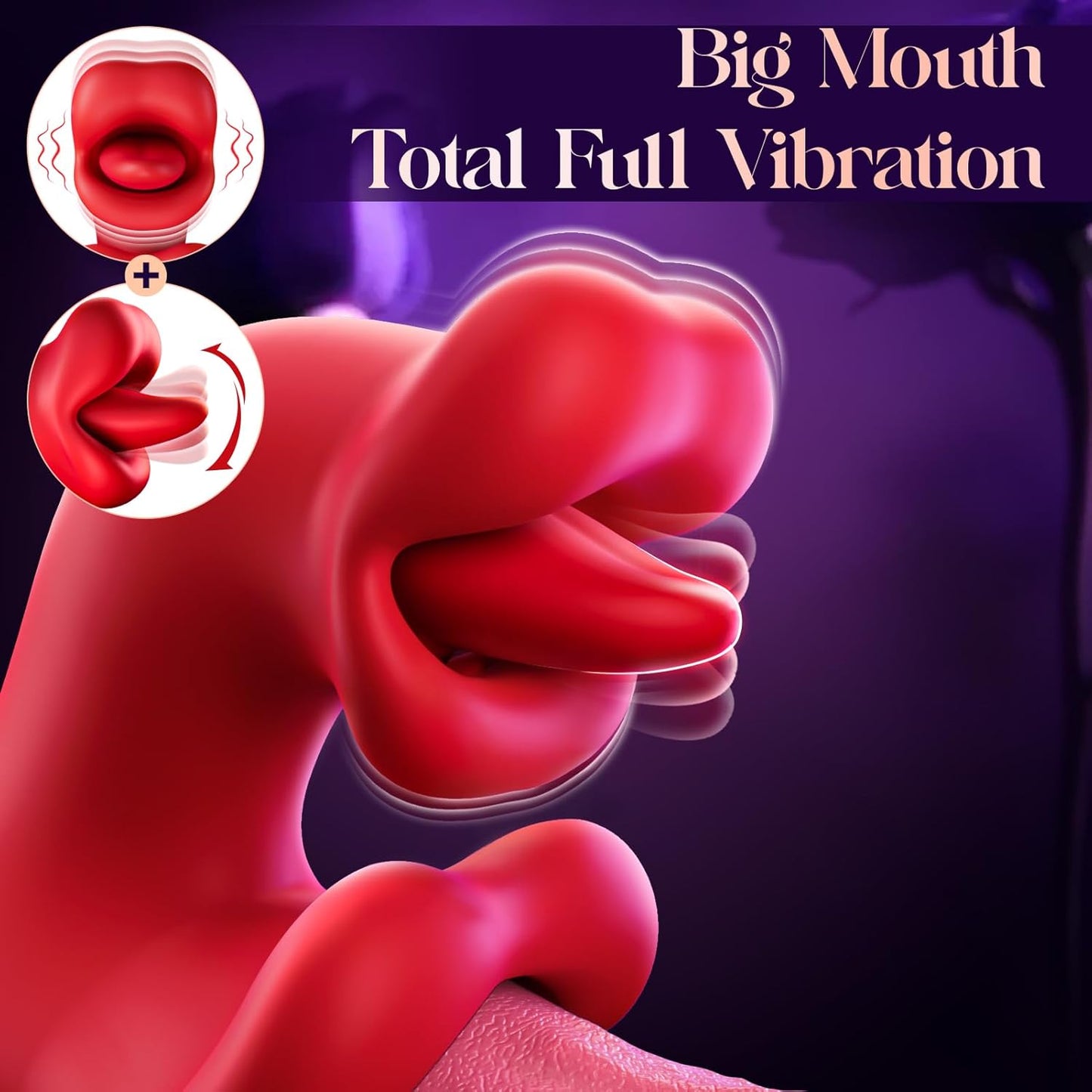 ElyraSwing Tongue Rabbit Vibrator 9 Modes G - Spot Toy - SinfulX - Personal Care > Sexual Wellness > Tongue Vibrator
