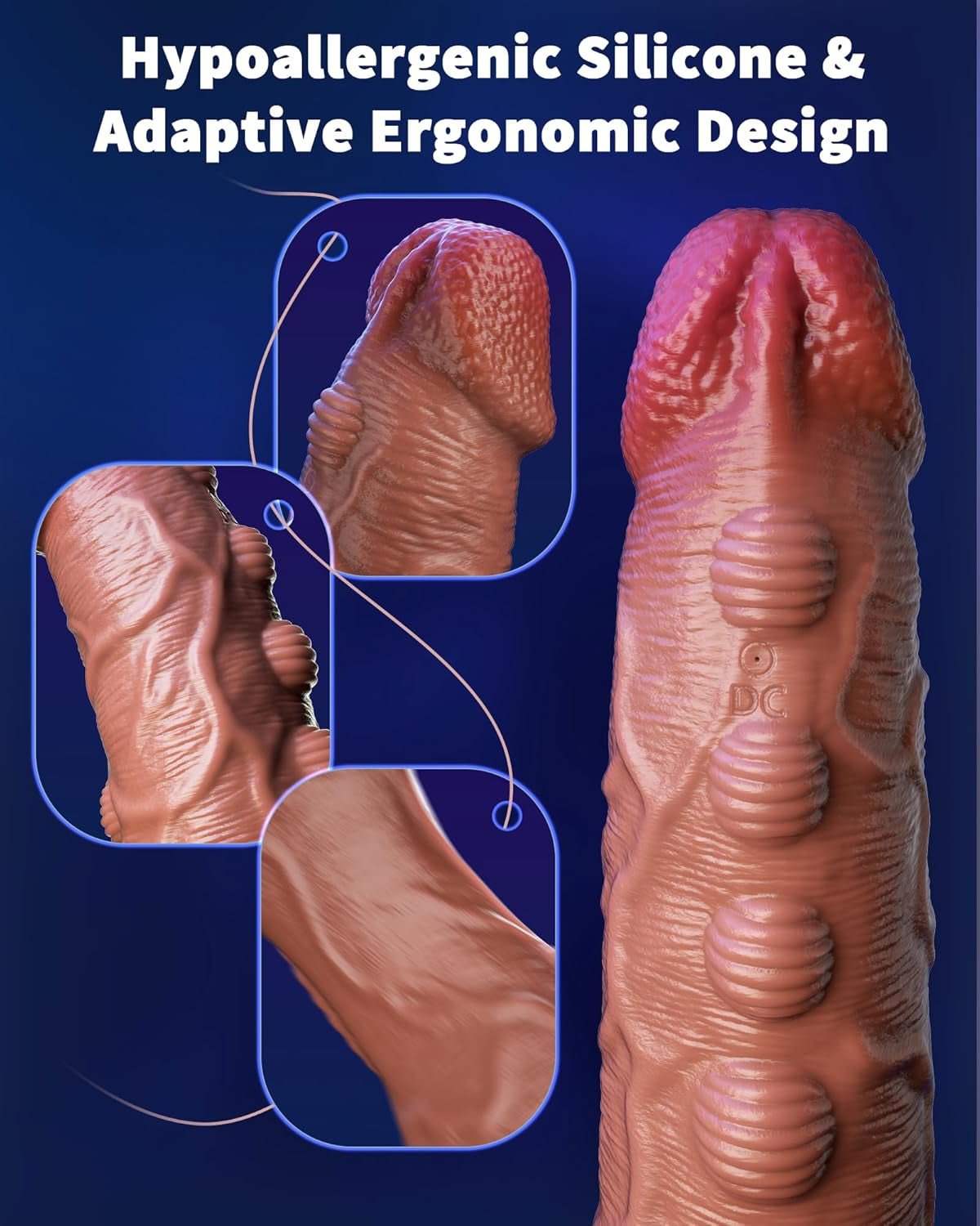 Penis Sleeve Sex Toys for Men, Male Sex Toys Penis Extender with APP Control, Medical - Grade Silicone Cock Sleeve with 10 Vibration Modes, Silent Design, Versatile Adult Toys with Cock Ring - SinfulX - 
