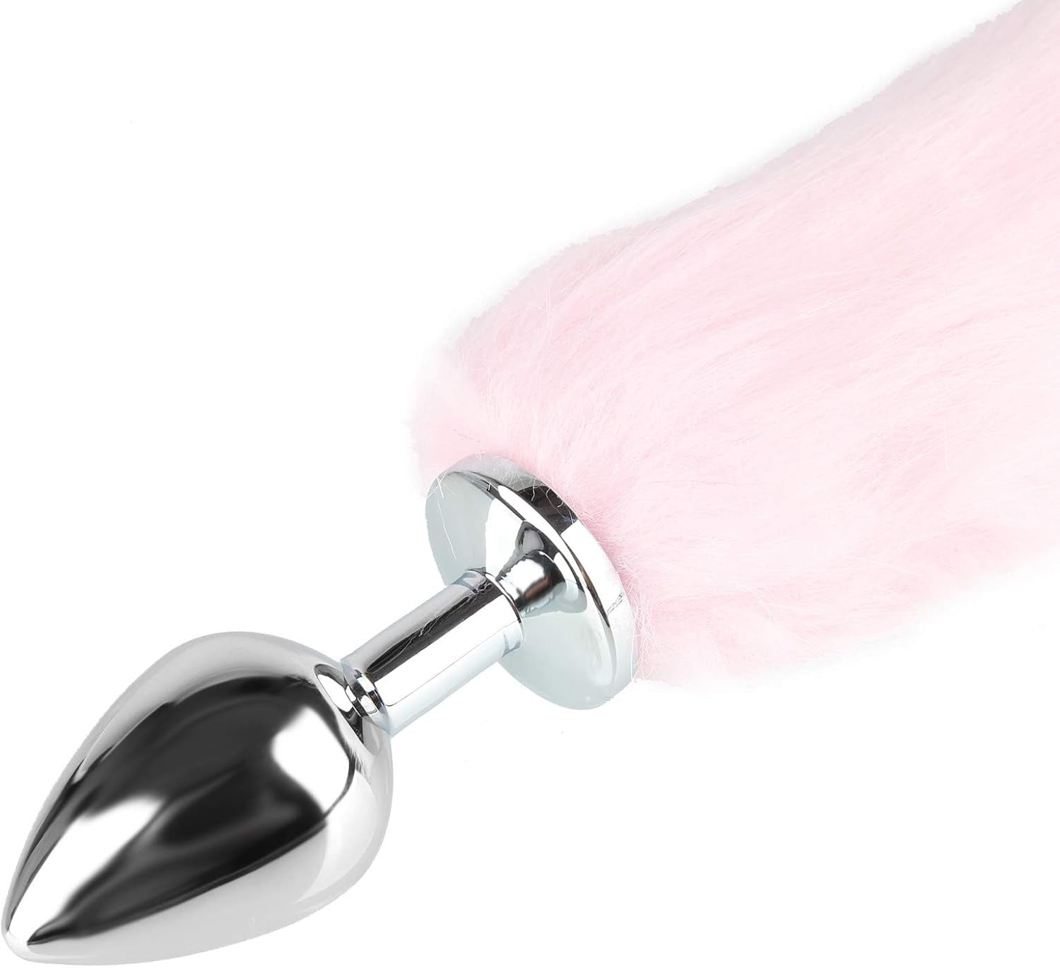 VelvetVixen Fox Tail Butt Plug Pink M - SinfulX - 