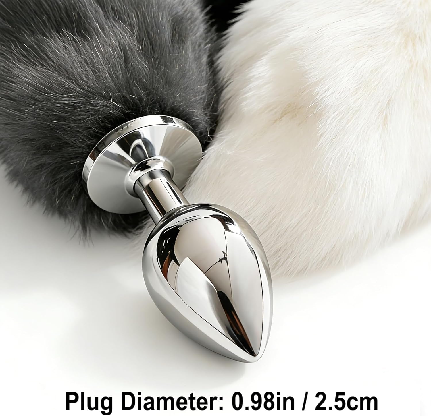 FoxyLuxe Fox Tail Butt Plug with Detachable Tail - SinfulX - 