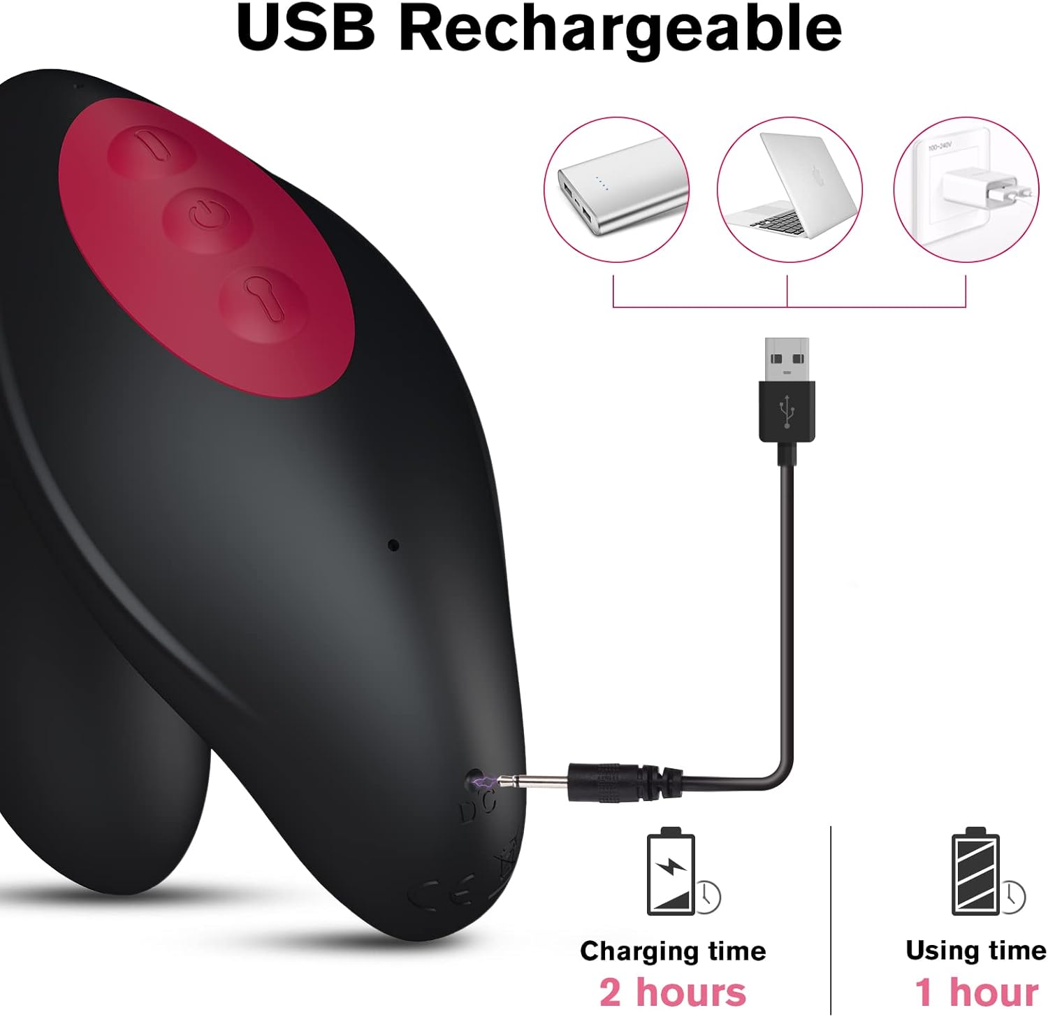 Inflatable Anal Vibrator Adjustable Remote-Controlled Plug SinfulX Inflatable Anal Vibrator Adjustable Remote-Controlled Plug SinfulX