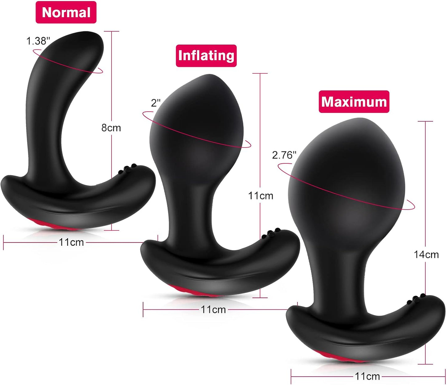 Expandable Inflatable Anal Vibrator_SinfulX_premium_sex_toys