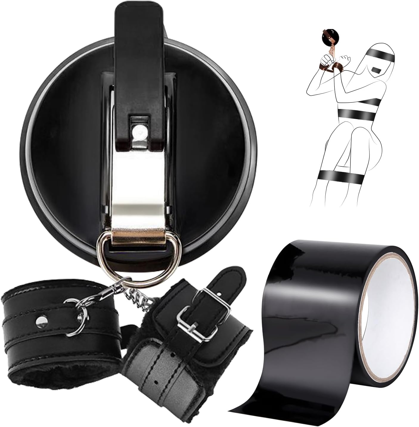 Suction Cup Handcuff Restraint Kit for BDSM_SinfulX_premium_sex_toys