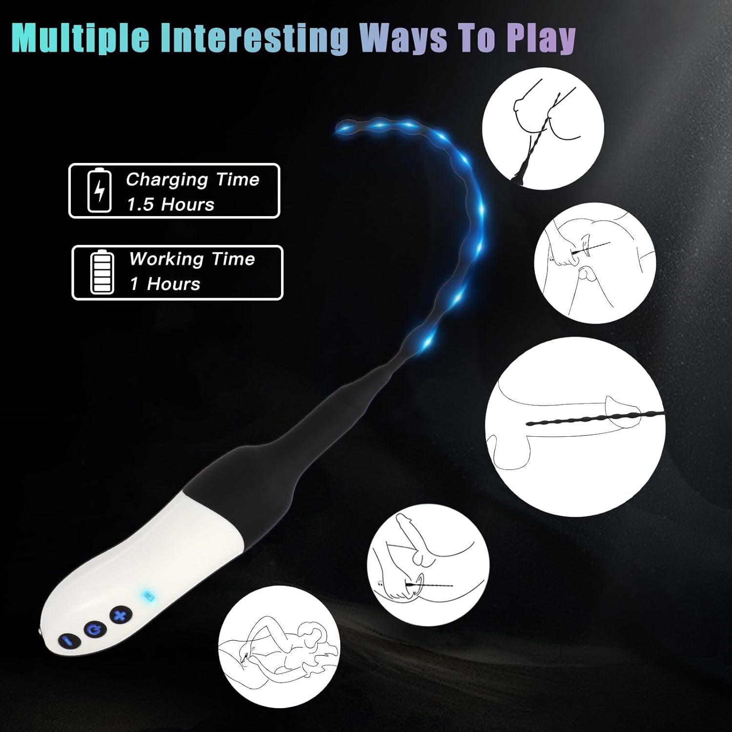 ApexPlug Vibrating Penis Stimulation Urethral Massager - SinfulX