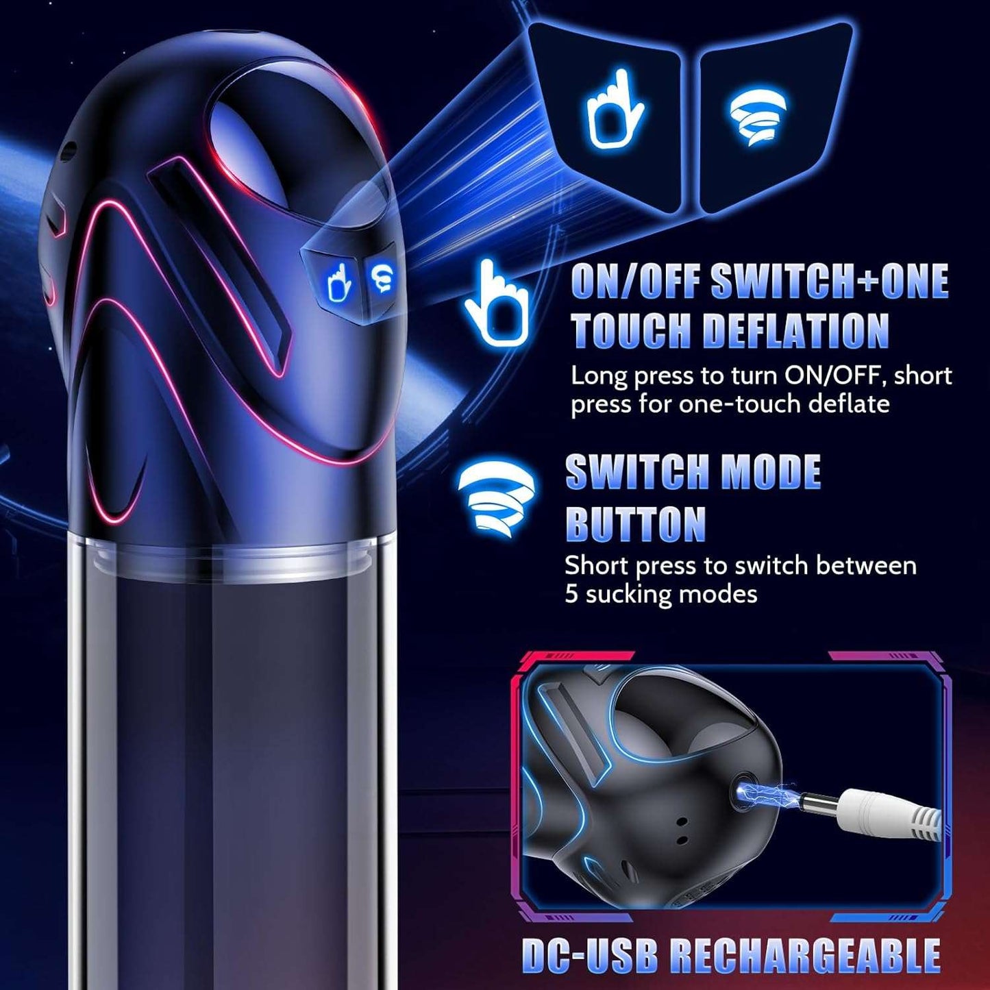 ApexStroke Electric Penis Pump Extender - SinfulX
