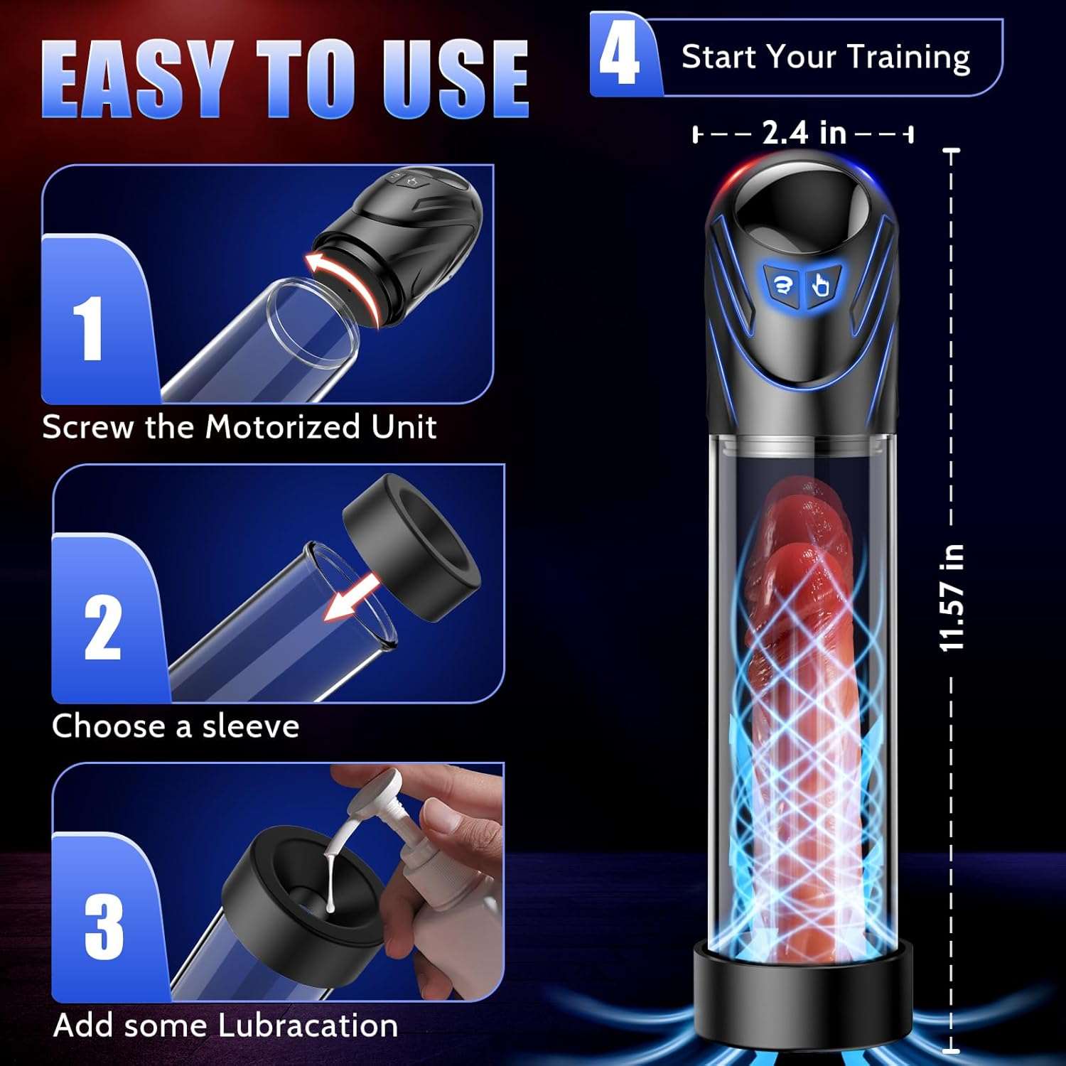 ApexStroke Electric Penis Pump Extender - SinfulX