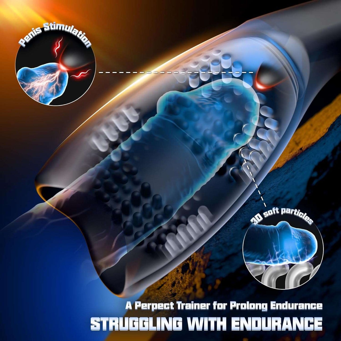 ApexTunnel 10 Mode Vibrating Training Masturbator - SinfulX