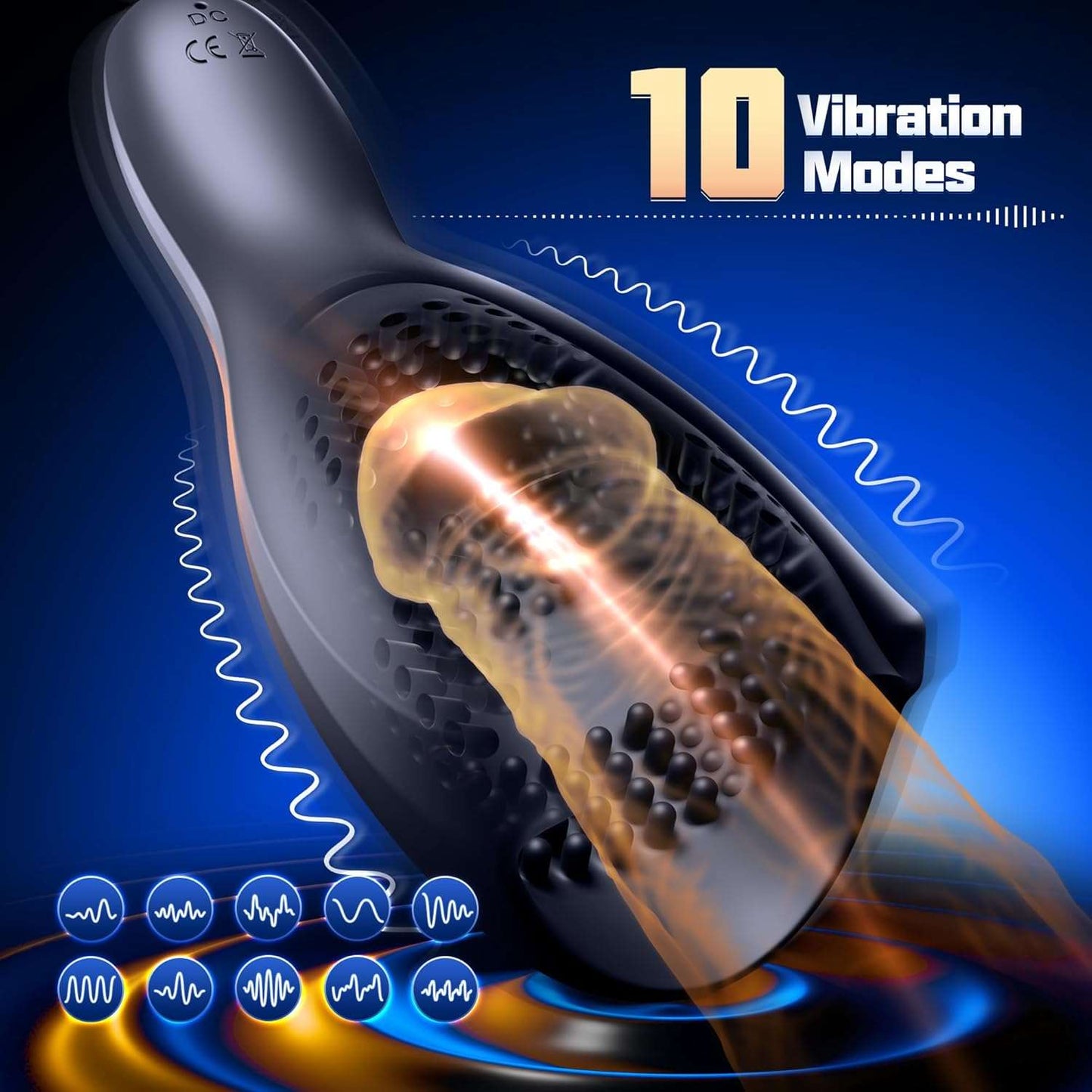 ApexTunnel 10 Mode Vibrating Training Masturbator - SinfulX