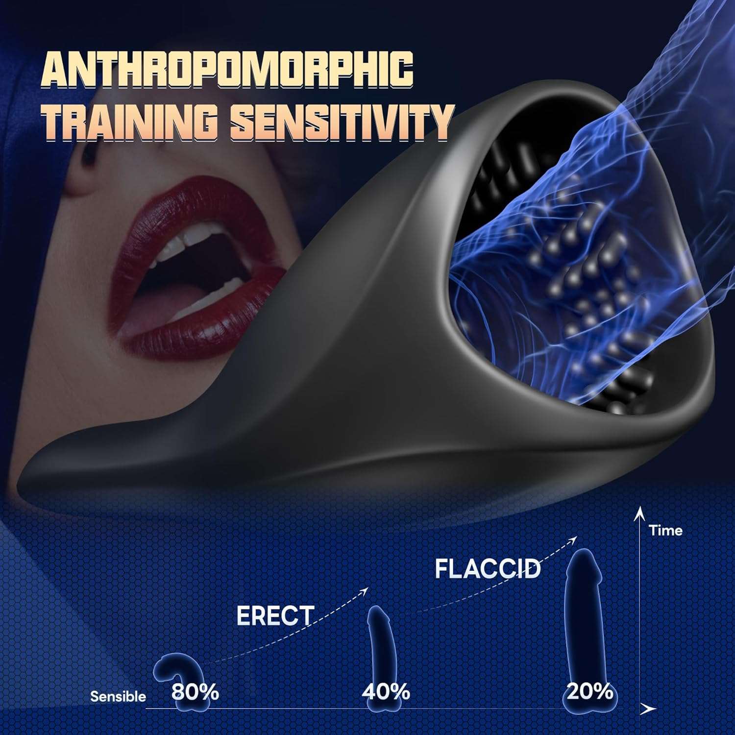 ApexTunnel 10 Mode Vibrating Training Masturbator - SinfulX