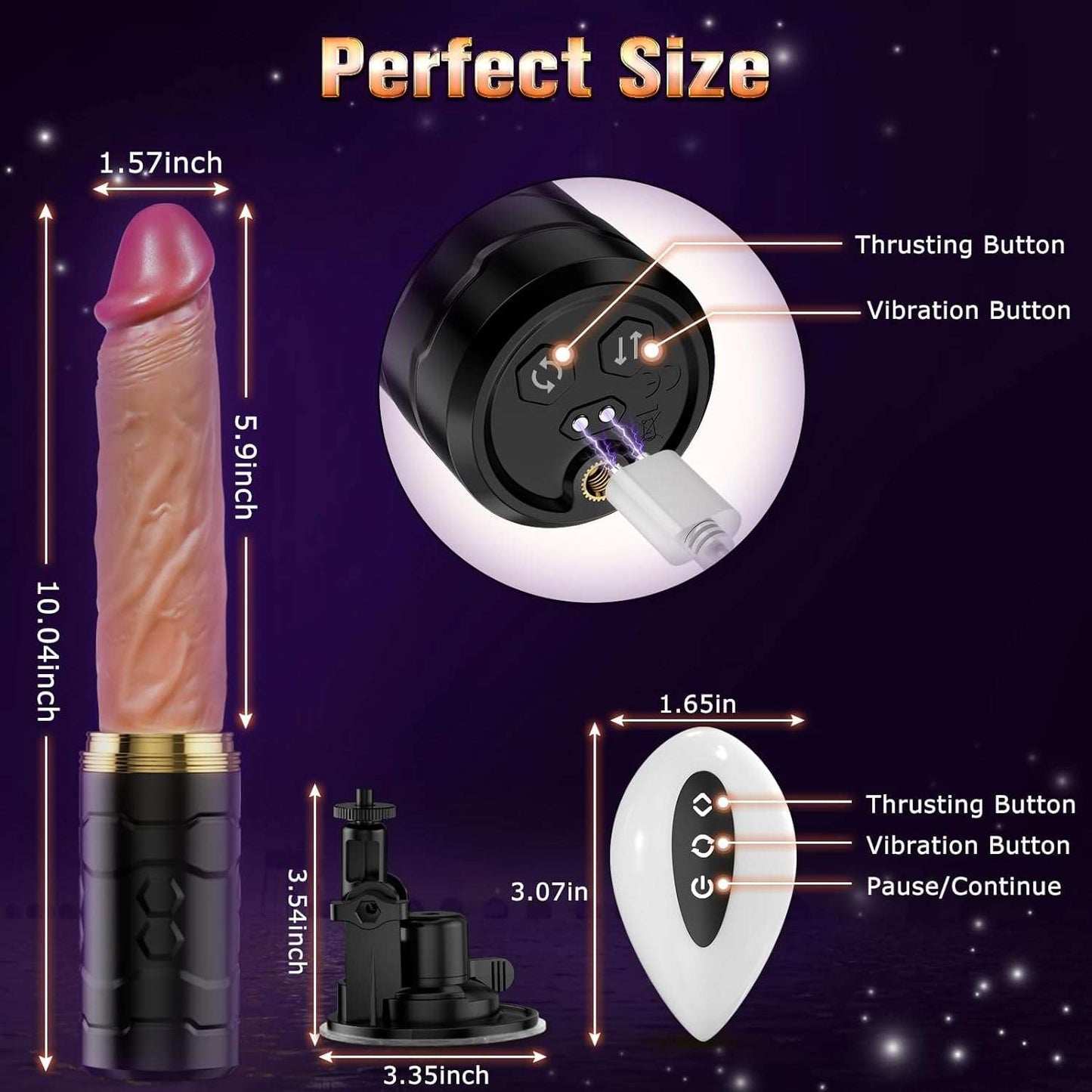 Power Thrusting Dildo Machine_SinfulX_premium_sex_toys