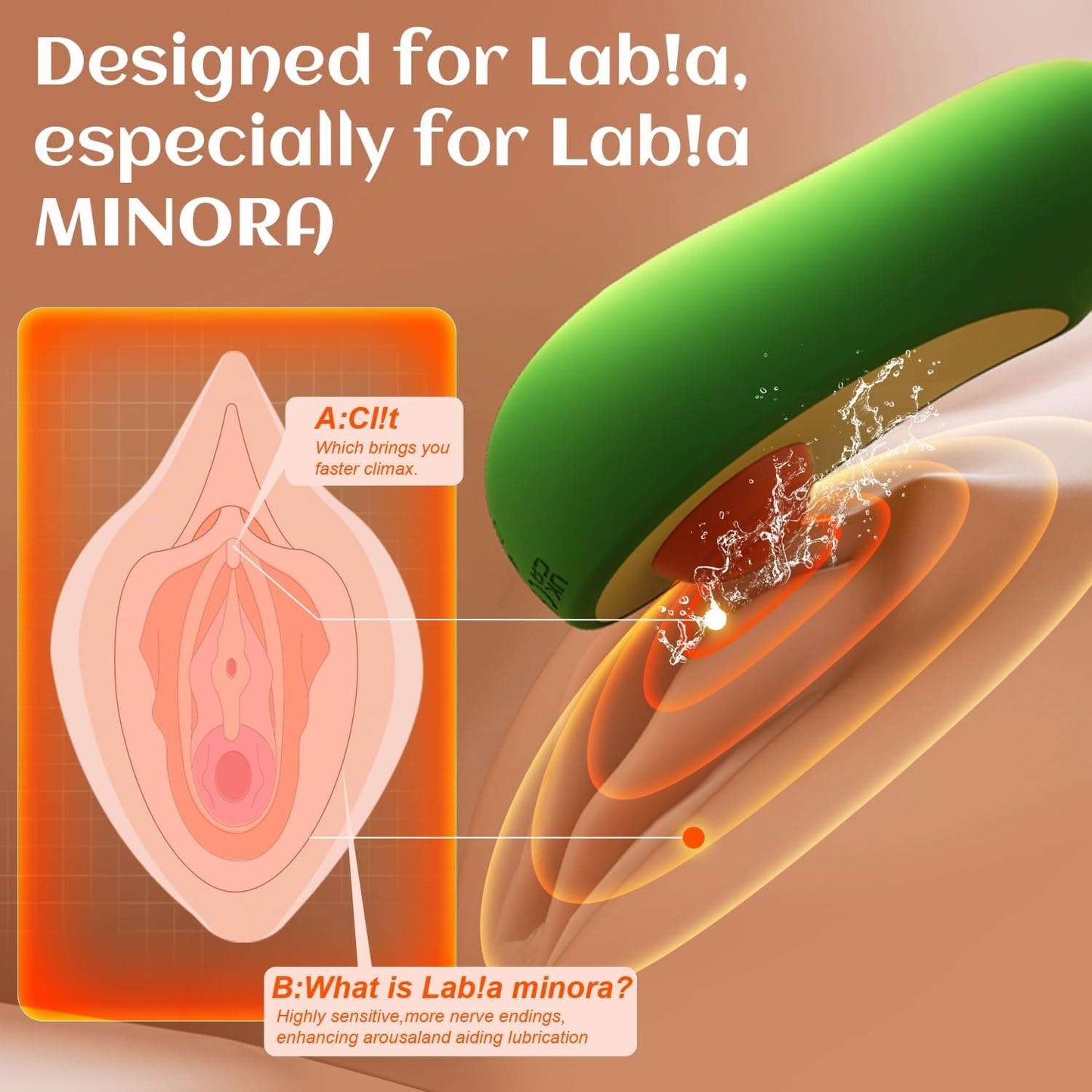 AvoVibe Flapping Clitoral Stimulator Vibrator - SinfulX