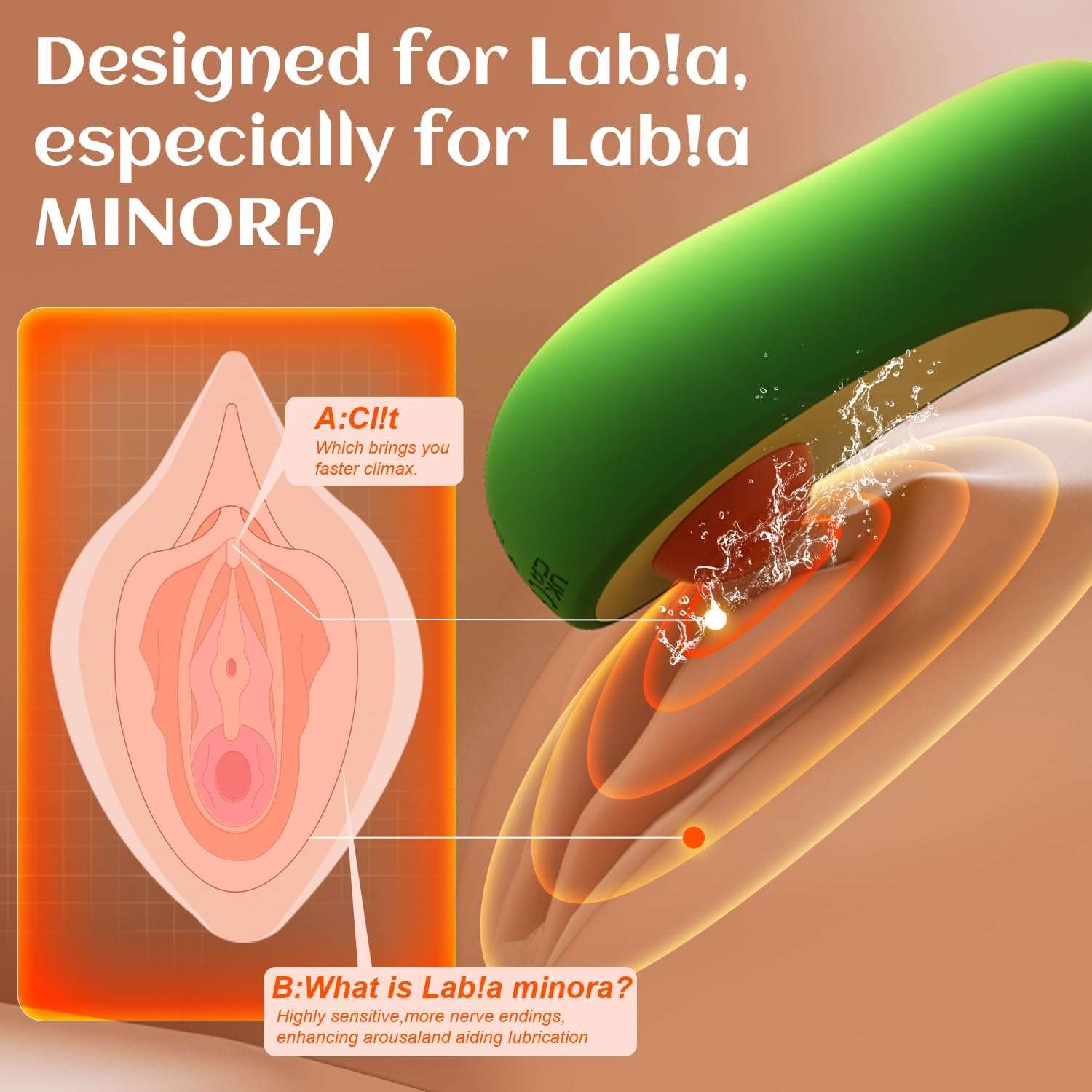 AvoVibe Flapping Clitoral Stimulator Vibrator - SinfulX