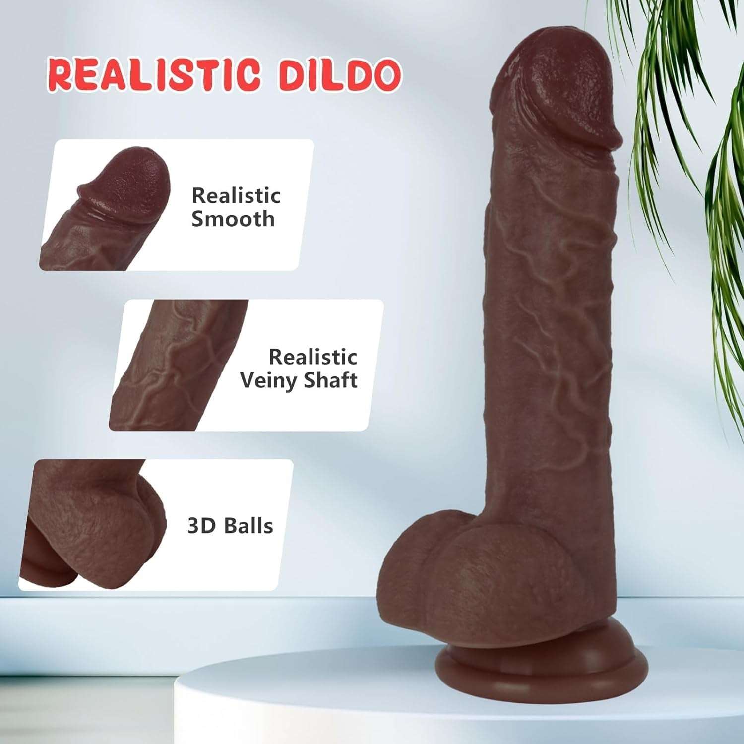 BBD Realistic Silicone Dildo - SinfulX