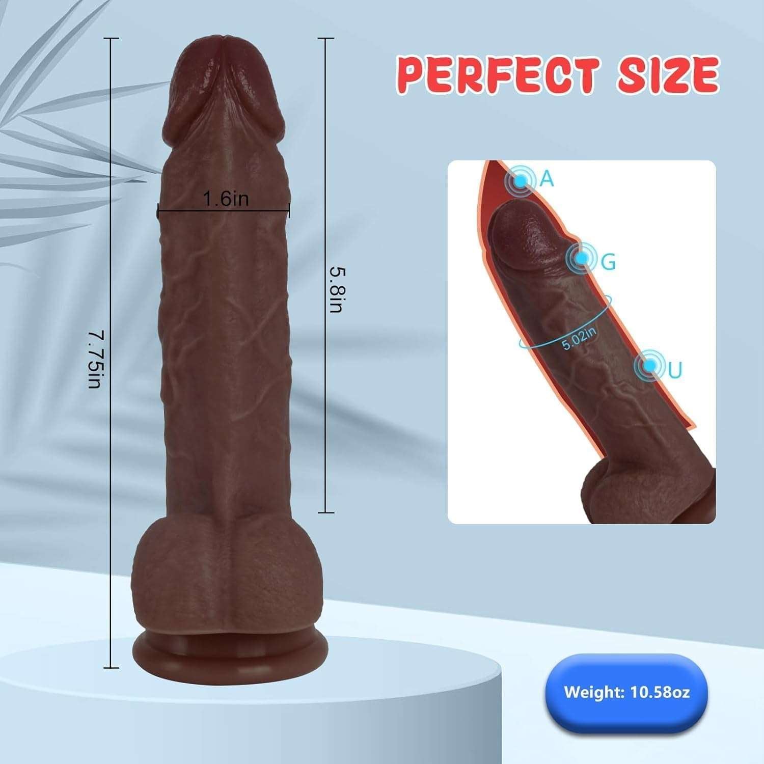 BBD Realistic Silicone Dildo - SinfulX