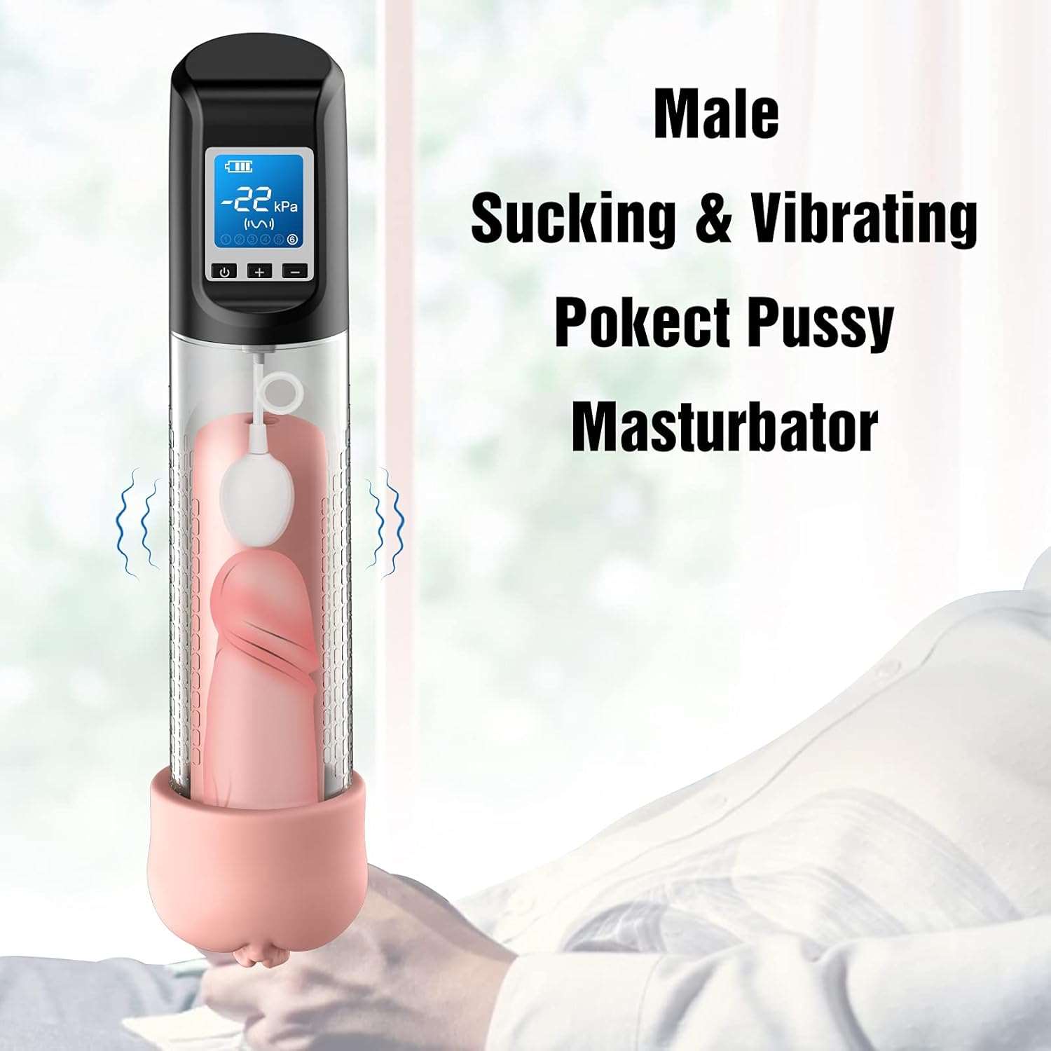 BlissSleeve Electric Vacuum Vibrating Penis Pump - SinfulX