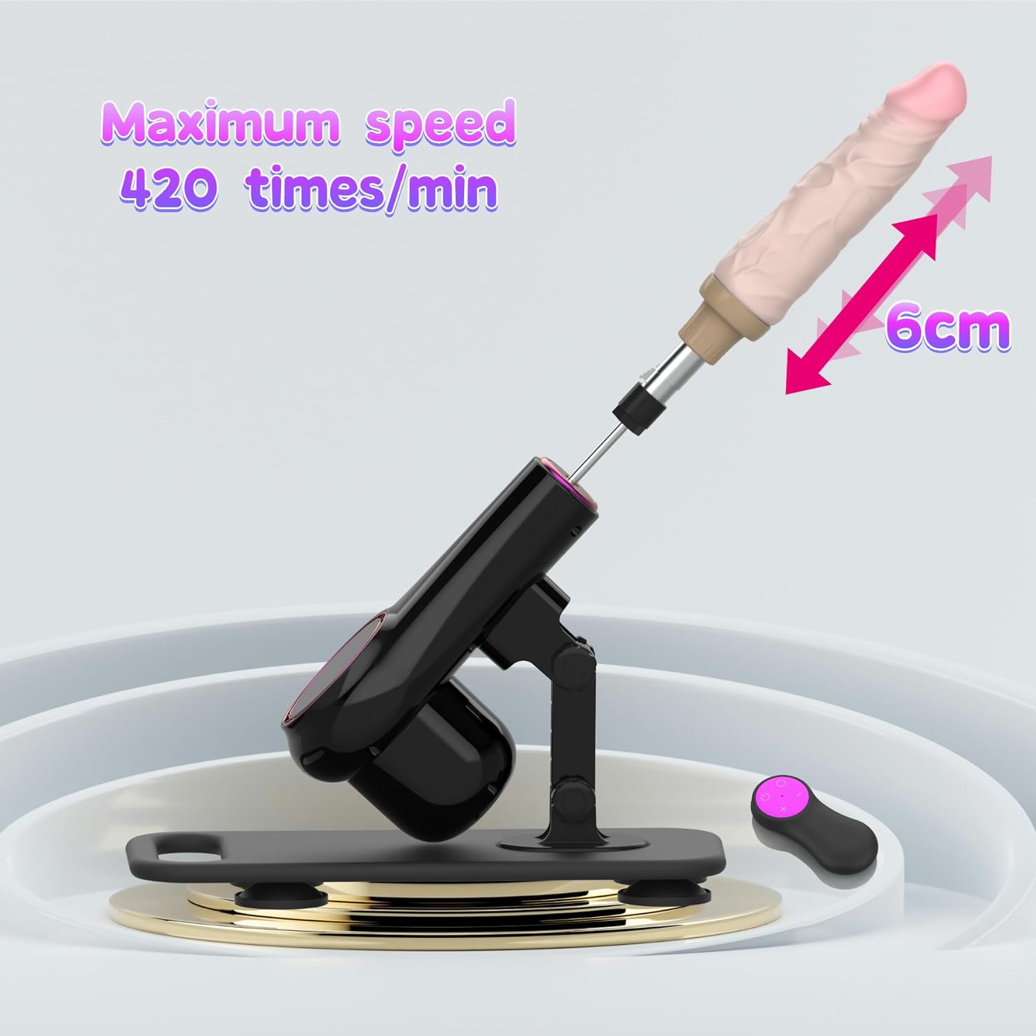 BoldQuiver Remote Control Dildo Sex Machine - SinfulX