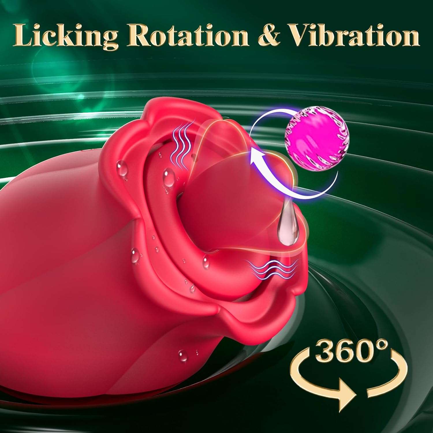 Blooming Rose Clitoral Suction Vibrator_SinfulX_premium_sex_toys