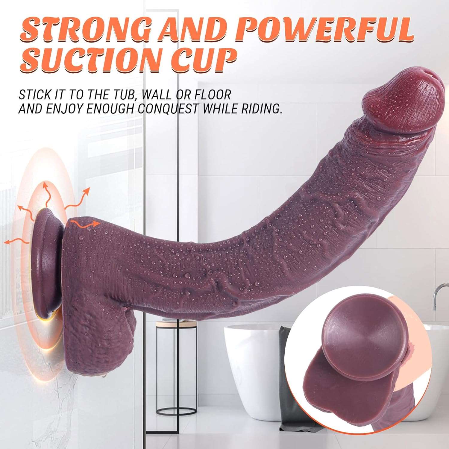 CoffeeBean 12" Huge Realistic Dildo - SinfulX
