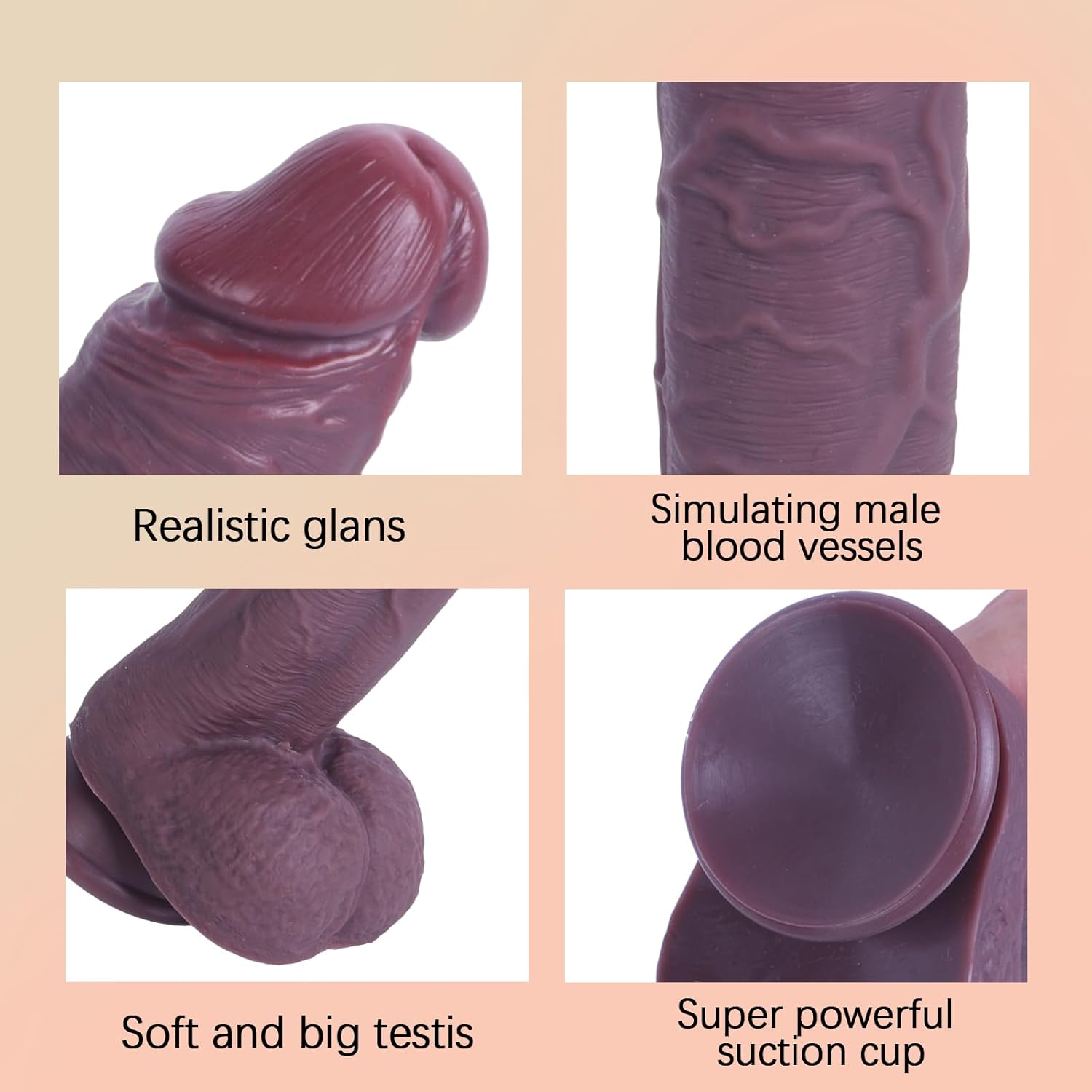 CoffeeBean 12" Huge Realistic Dildo - SinfulX