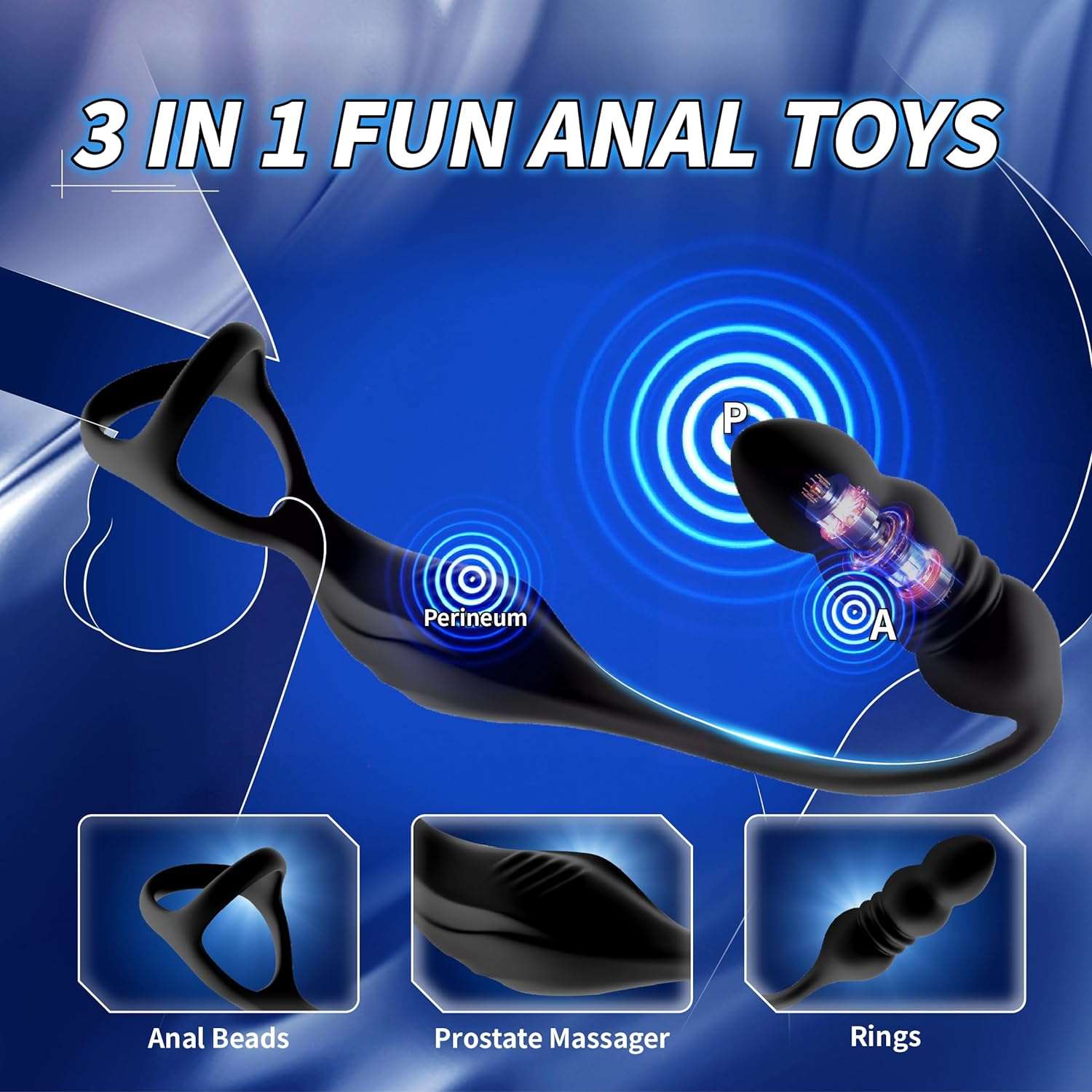 ComfortMax Prostate Vibrating Anal Massager - SinfulX