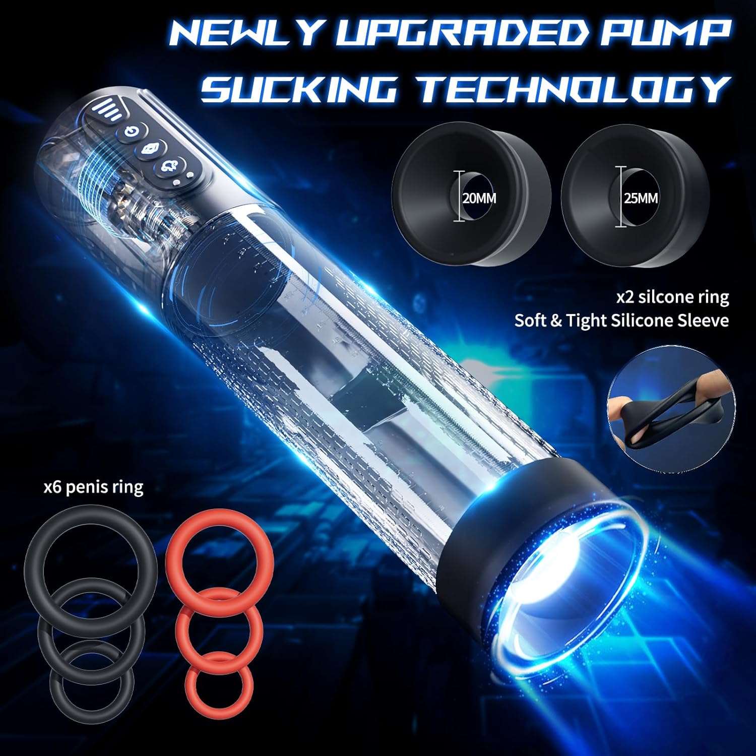 3-in-1 Male Masturbator Pump Realistic Vagina & Mouth SinfulX 3-in-1 Male Masturbator Pump Realistic Vagina & Mouth SinfulX