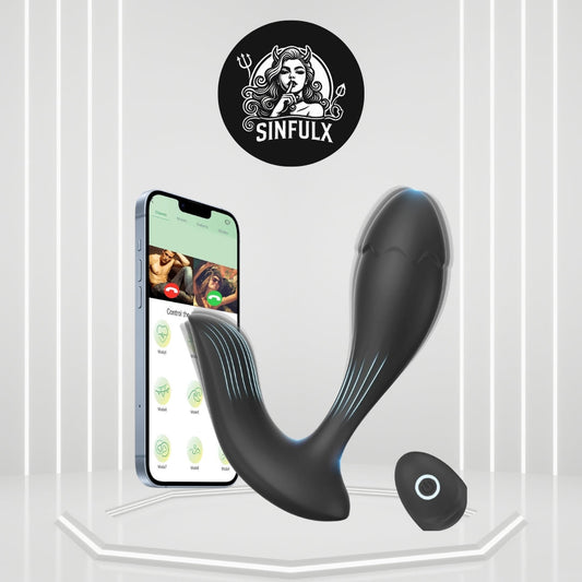 Wireless Remote-Controlled Vibrating Prostate Massager_SinfulX_premium_sex_toys