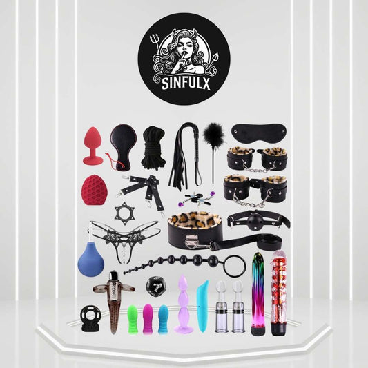 30-Piece Complete BDSM Sex Play Kit_SinfulX_premium_sex_toys