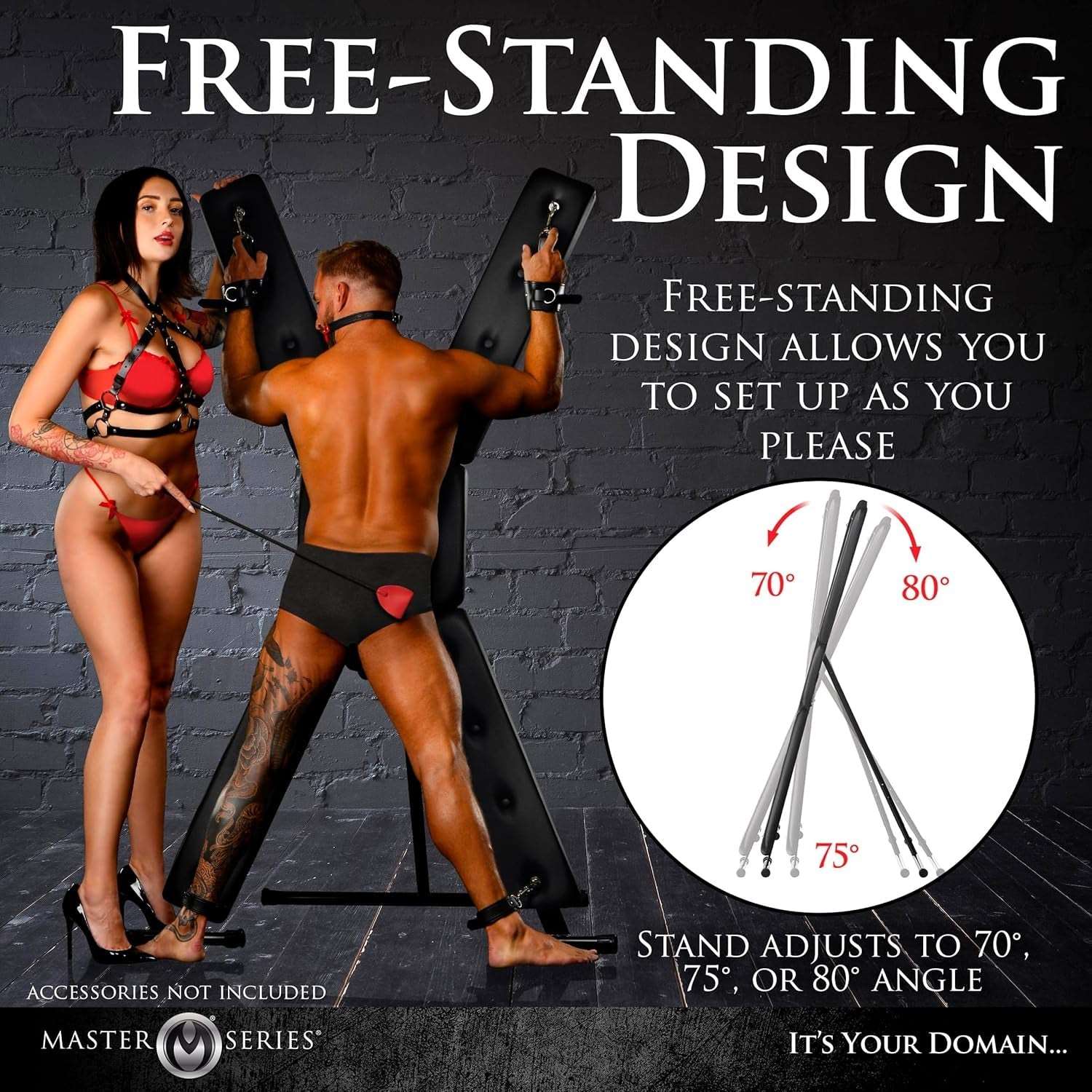 Vertical BDSM Cross Frame Restraint System_SinfulX_premium_sex_toys