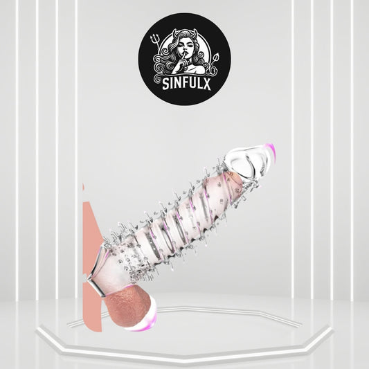 Clear Penis Extension Sleeve_SinfulX_premium_sex_toys