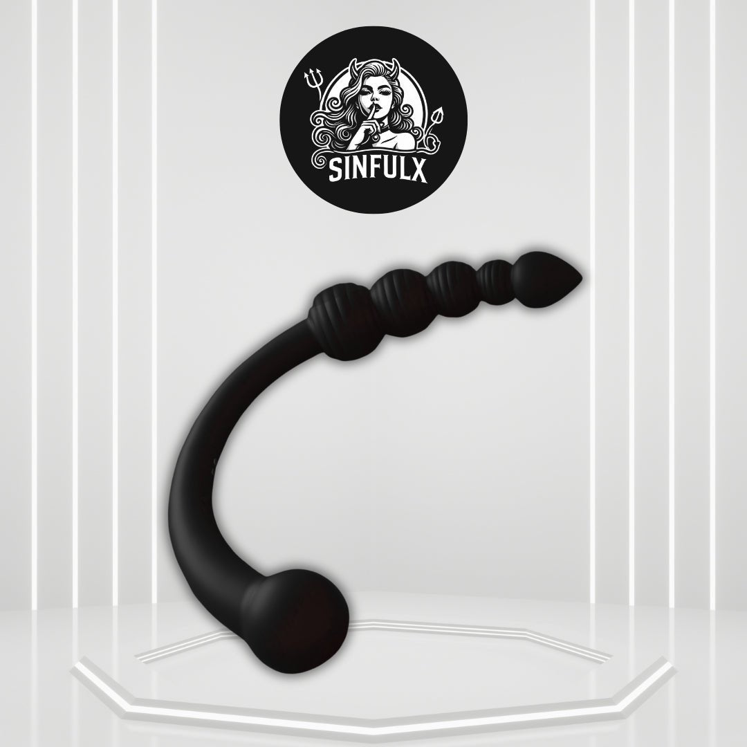 CurvePulse Dual-Ended Vibrating Prostate Massager 9 Modes - SinfulX - Personal Care > Sexual Wellness > Dual-Ended Stimulator