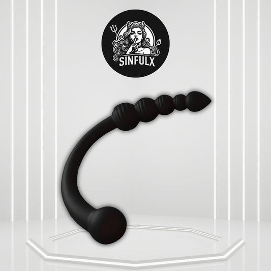 CurvePulse Dual-Ended Vibrating Prostate Massager 9 Modes - SinfulX - Personal Care > Sexual Wellness > Dual-Ended Stimulator