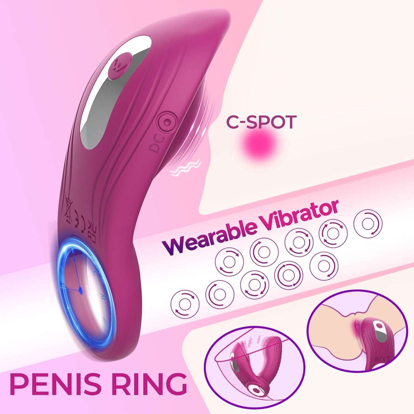 DreamTouch 3 - in - 1 Wearable Panty Vibrator Penis Ring - SinfulX