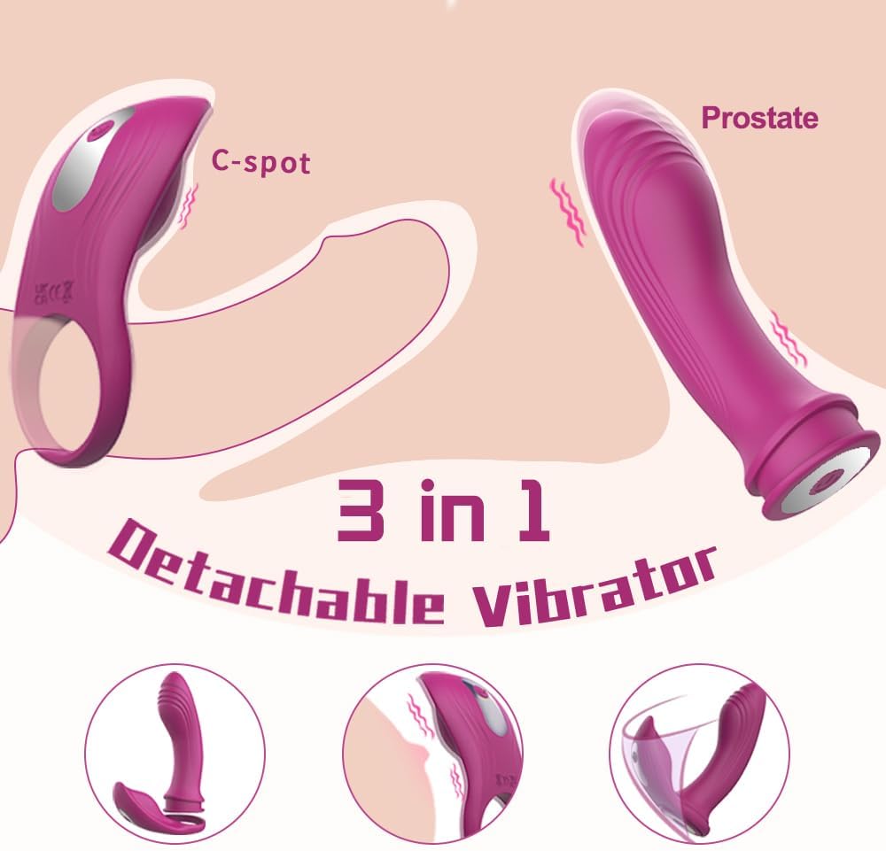 DreamTouch 3 - in - 1 Wearable Panty Vibrator Penis Ring - SinfulX