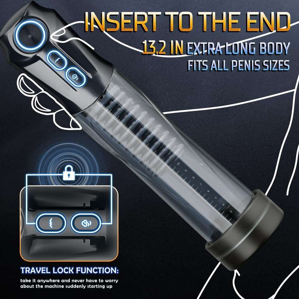 DreamVault Premium Electric Male Masturbator Penis Pump - SinfulX