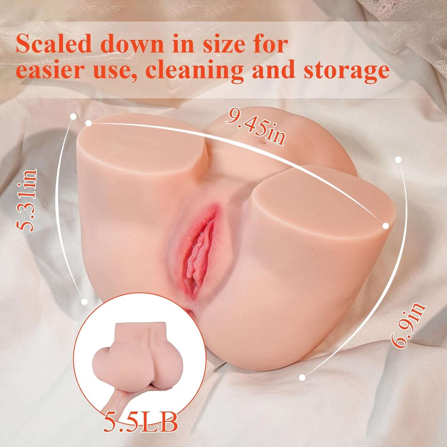 Lifelike Male Masturbator with Realistic Vagina & Anal Channels SinfulX Lifelike Male Masturbator with Realistic Vagina & Anal Channels SinfulX