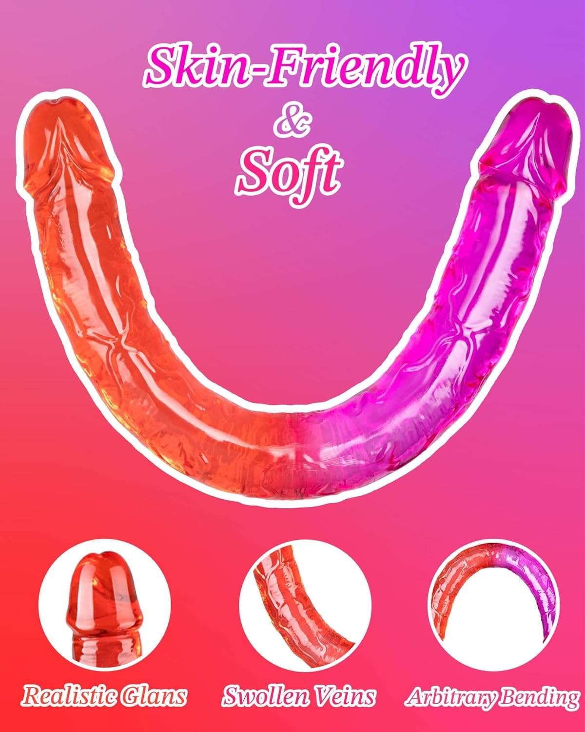 Two-Sided Dildo for Anal and Vaginal Play_SinfulX_premium_sex_toys