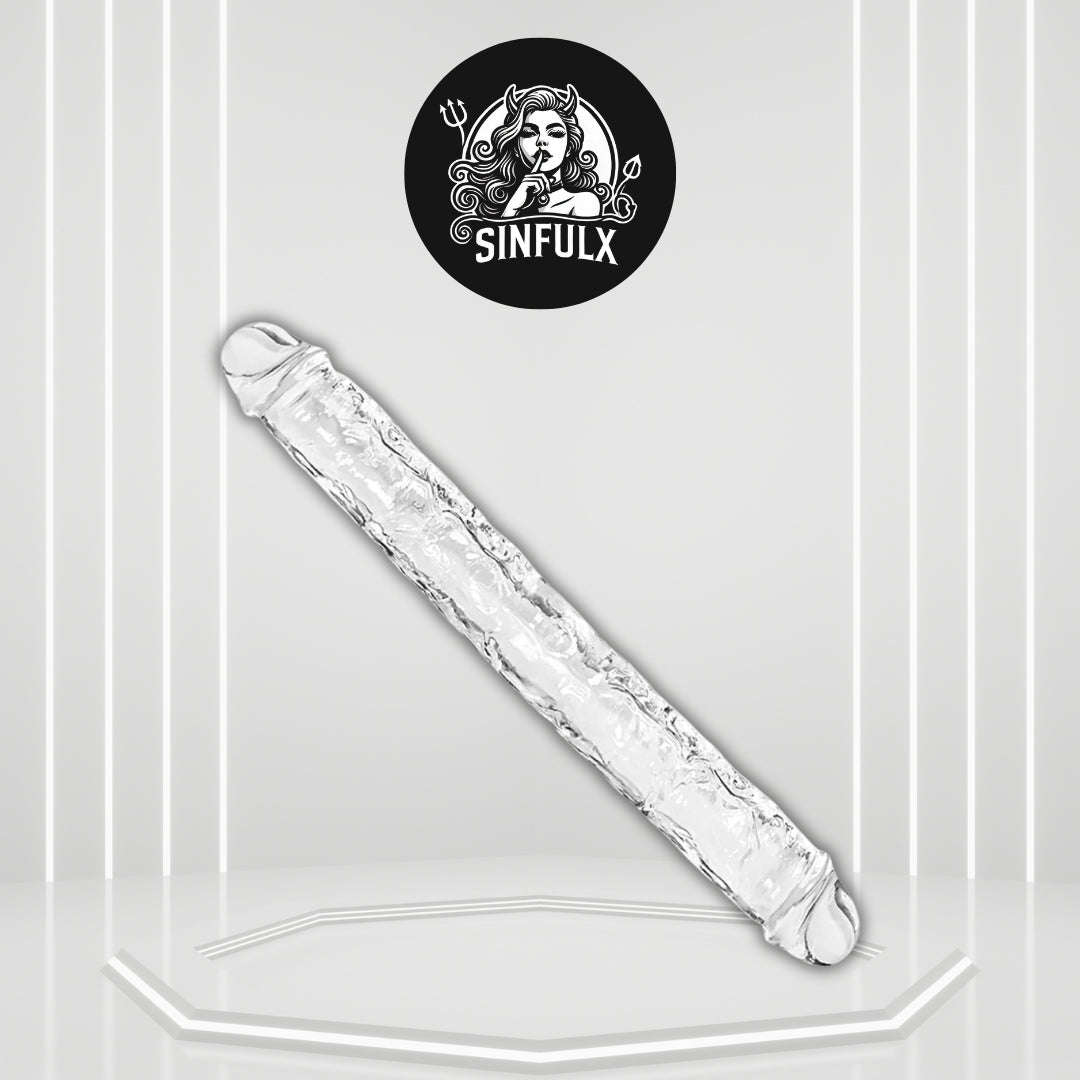 DuoMorph 15.1” Double-Ended Dildo Flexible Realistic Toy - SinfulX - Personal Care > Sexual Wellness > Dual-Ended Stimulator