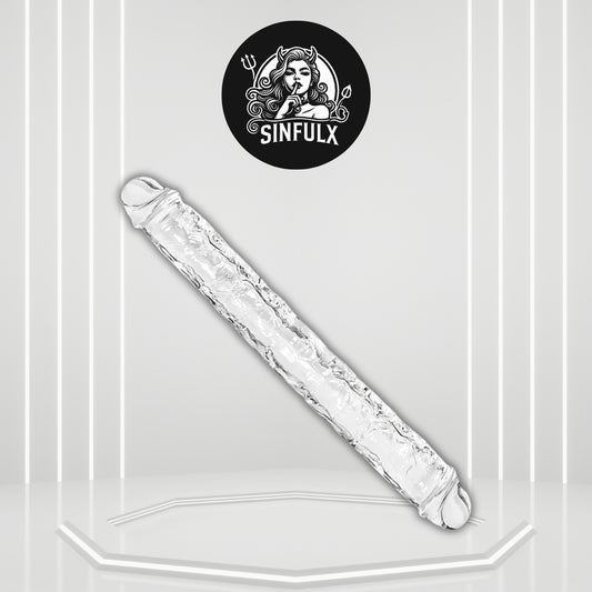 DuoMorph 15.1” Double-Ended Dildo Flexible Realistic Toy - SinfulX - Personal Care > Sexual Wellness > Dual-Ended Stimulator