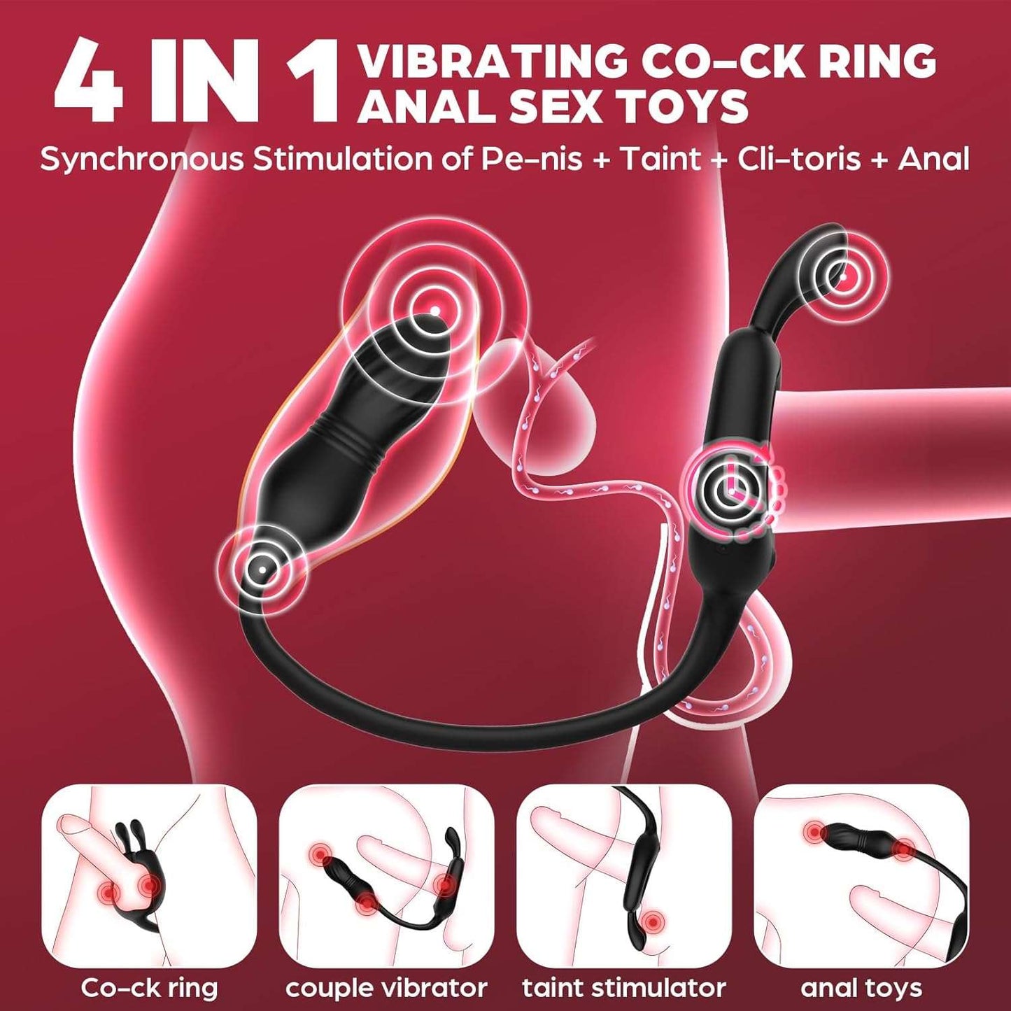 Thrusting Prostate & Cock Ring Massager_SinfulX_premium_sex_toys