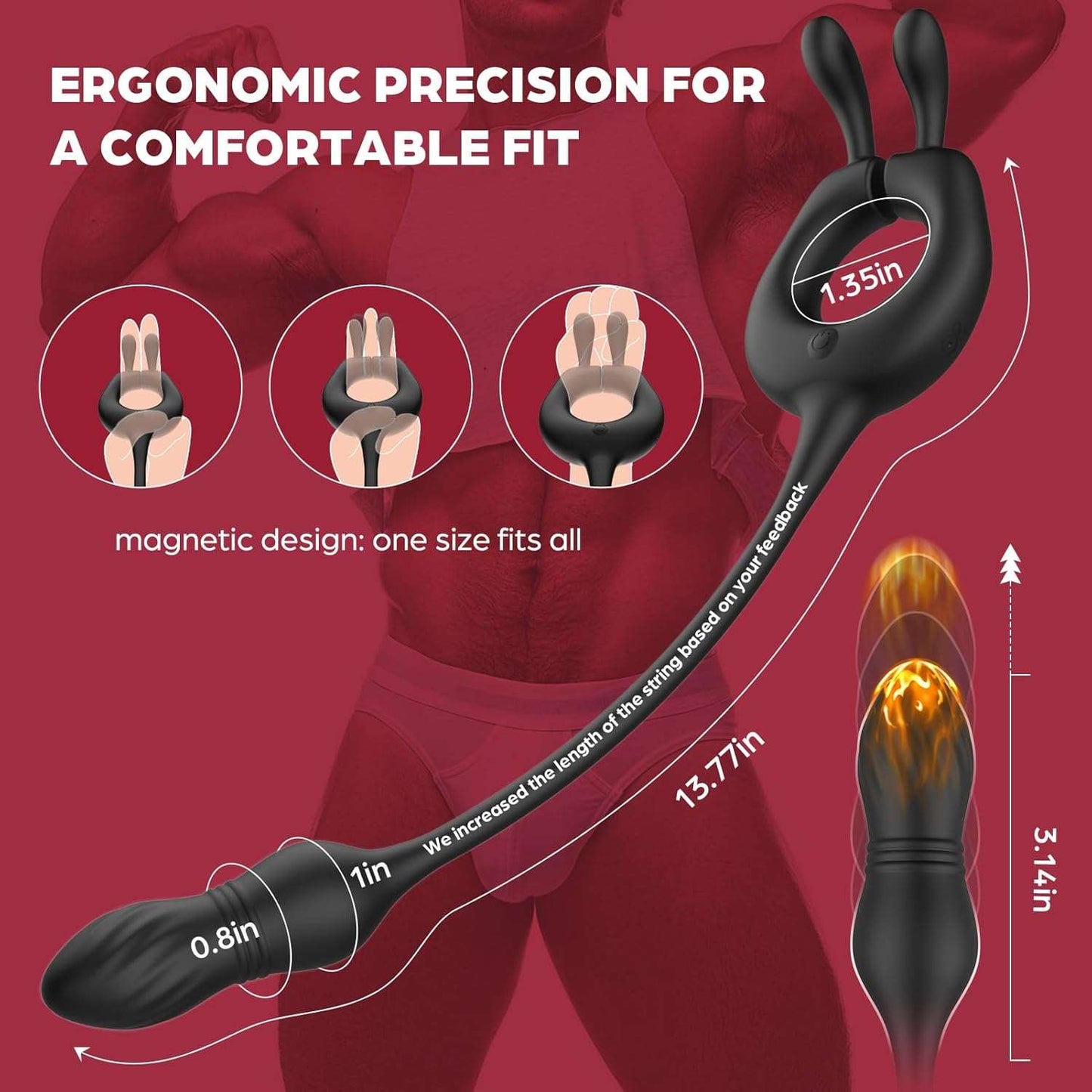 Thrusting Prostate & Cock Ring Massager_SinfulX_premium_sex_toys