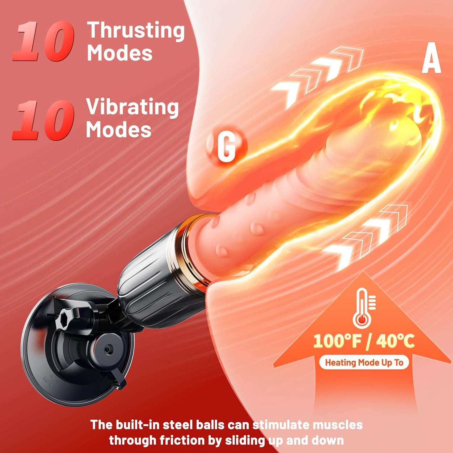 Interactive Thrusting Dildo with Remote Control_SinfulX_premium_sex_toys