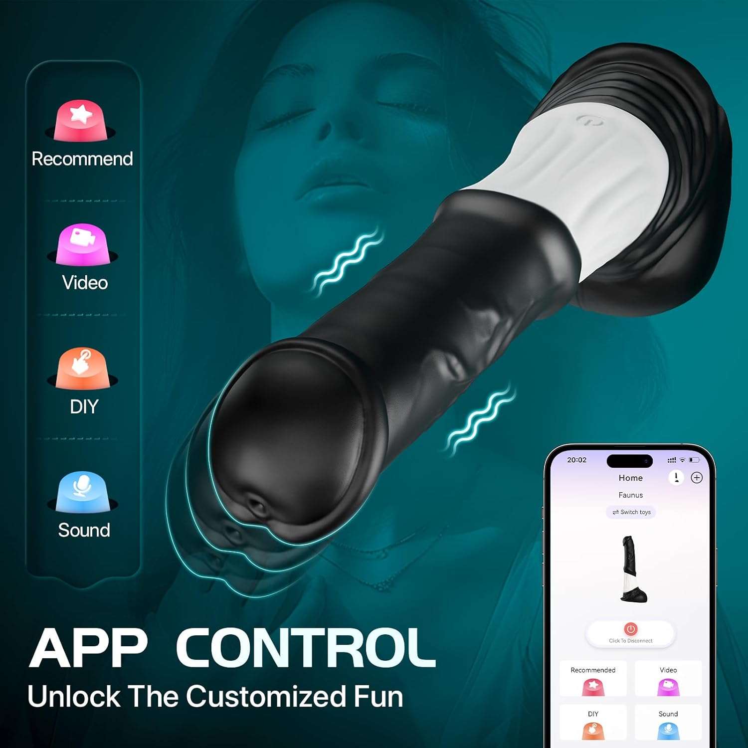 Remote Control Monster Dildo Vibrator_SinfulX_premium_sex_toys